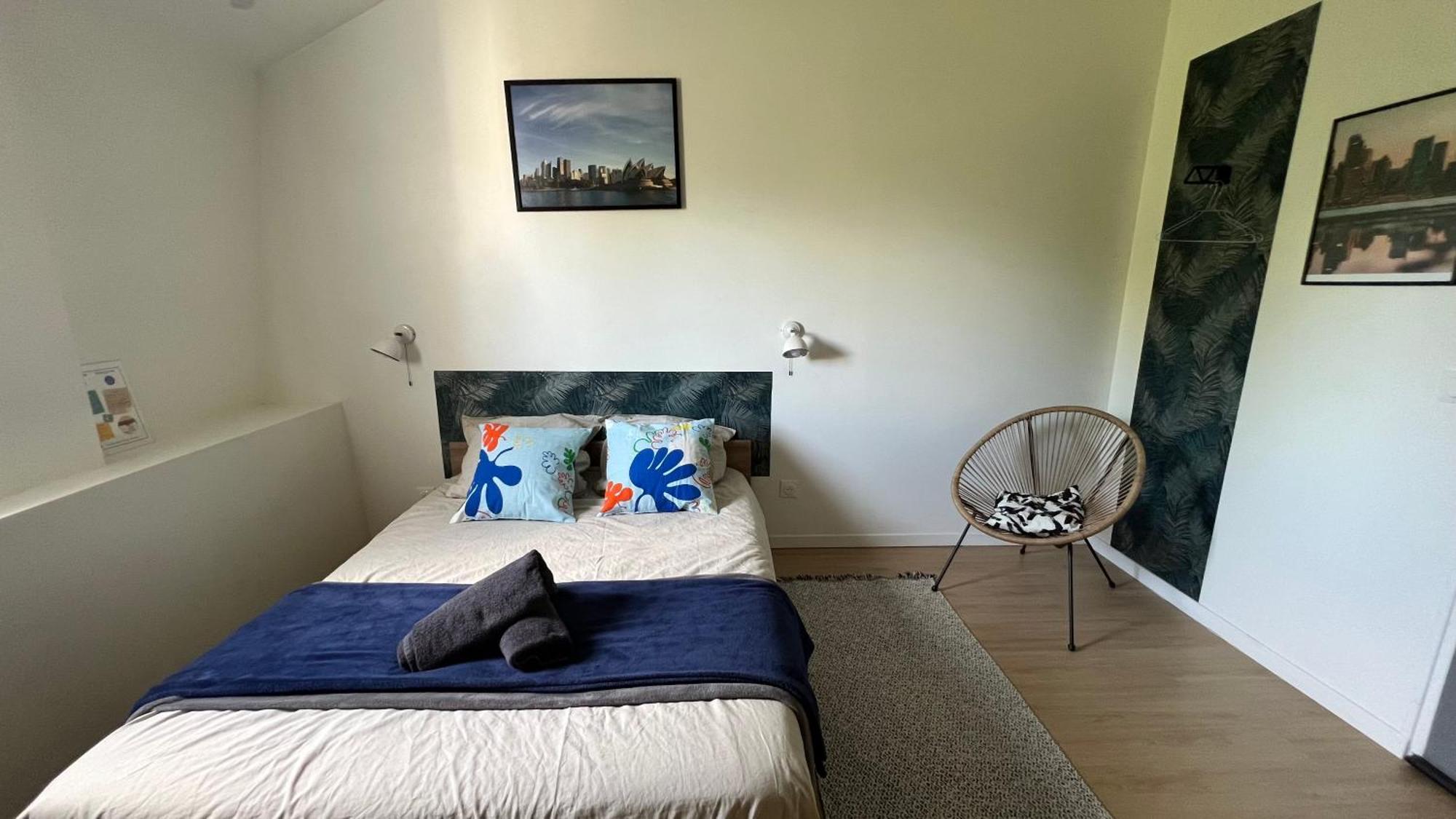 Studios Cozy 2A4 Pers Avec Jardin I Proche Futuroscope Chatellerault Luaran gambar