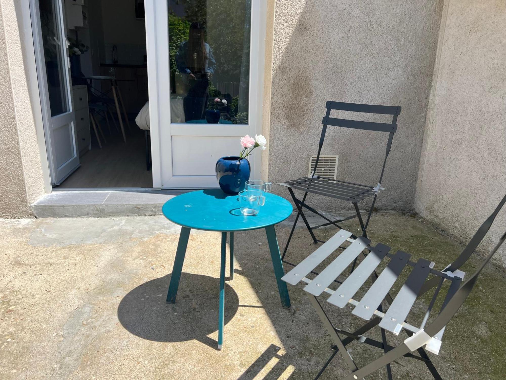 Studios Cozy 2A4 Pers Avec Jardin I Proche Futuroscope Chatellerault Luaran gambar