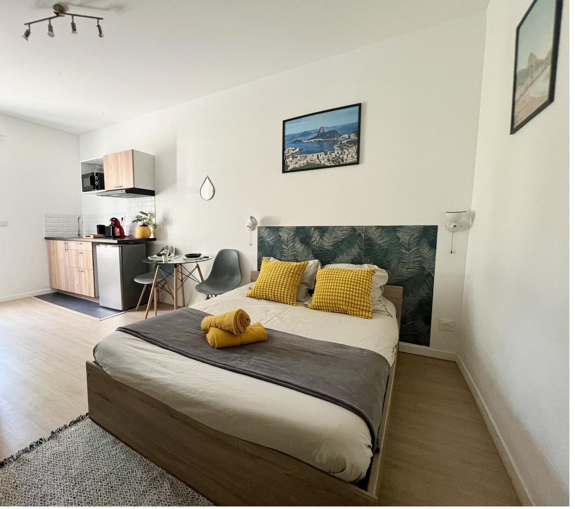 Studios Cozy 2A4 Pers Avec Jardin I Proche Futuroscope Chatellerault Luaran gambar