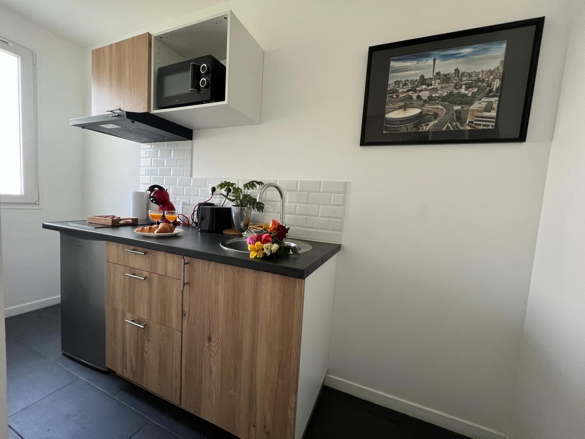 Studios Cozy 2A4 Pers Avec Jardin I Proche Futuroscope Chatellerault Luaran gambar
